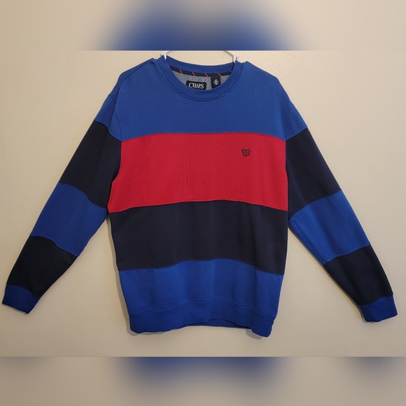CHAPS Men's Crewneck Colorblock Sweatshirt - Picture 2 of 5
